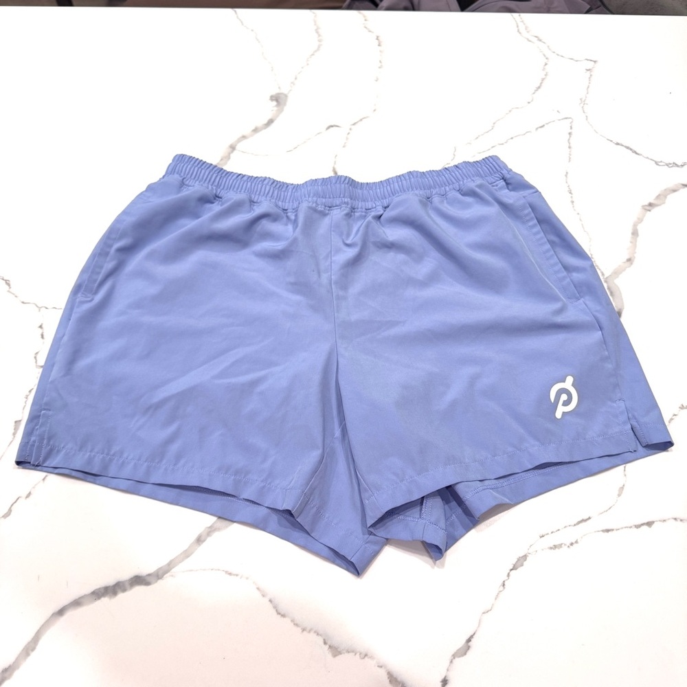 Peloton Lined Running Shorts (Sky Blue)